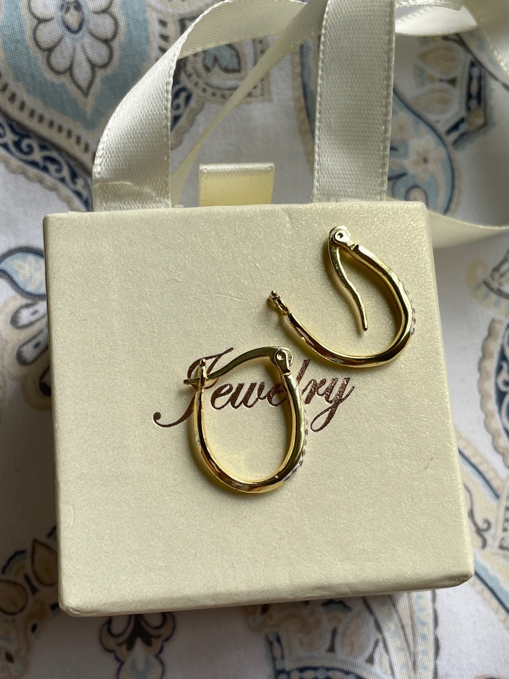 Classic gold hoops